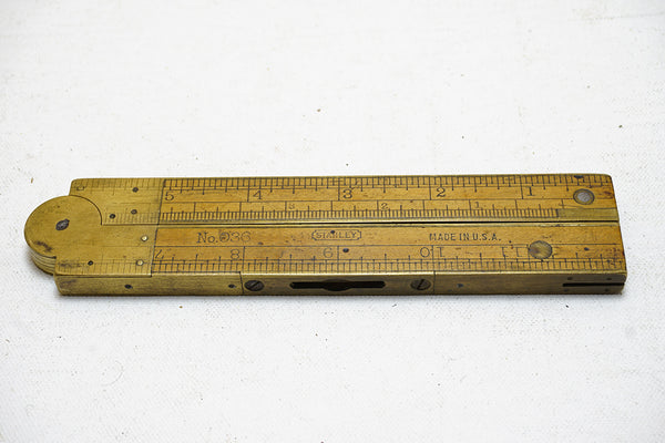 STANLEY NO. 036 COMBINATION INCLINOMETER, RULE, LEVEL, & BEVEL