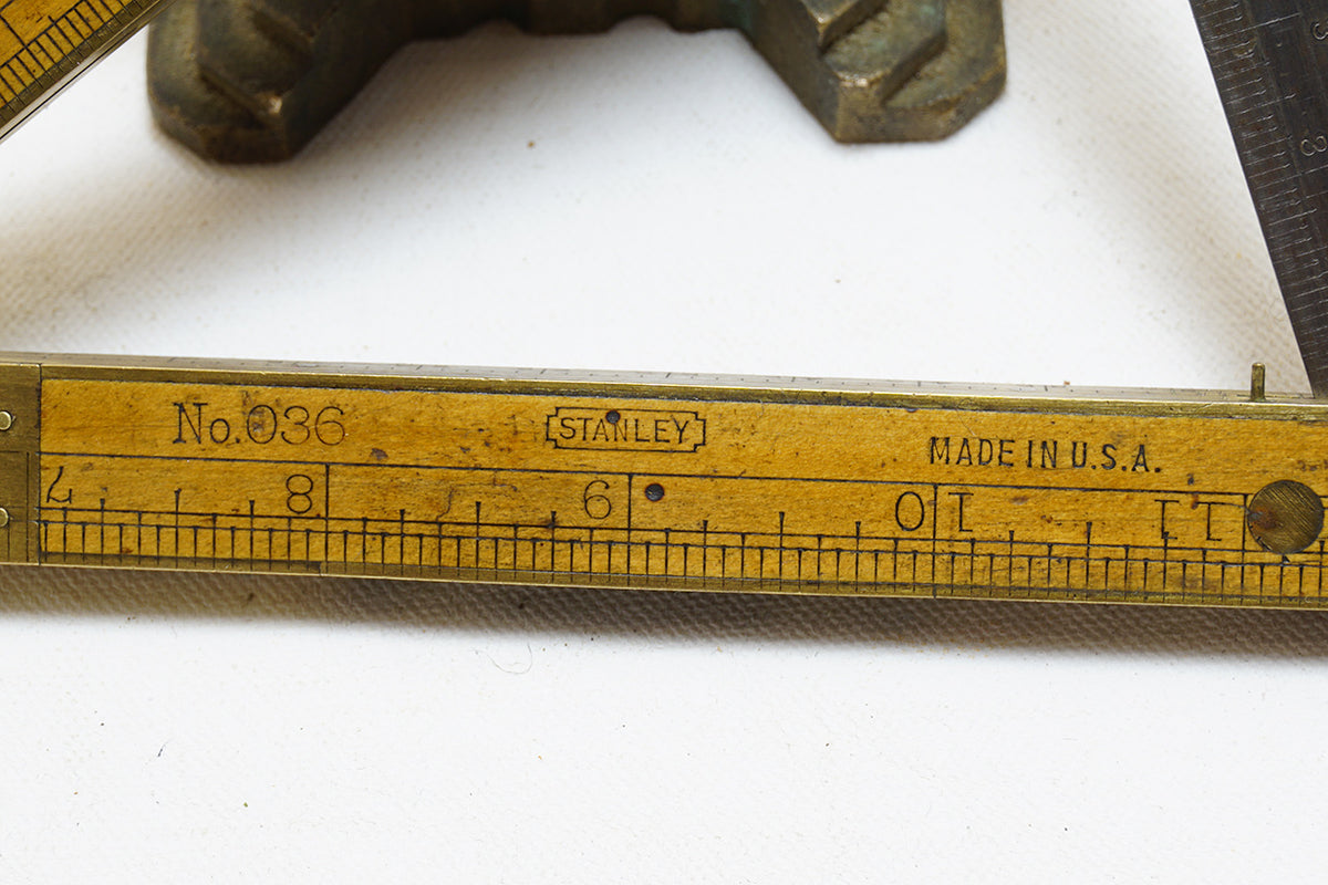 STANLEY NO. 036 COMBINATION INCLINOMETER, RULE, LEVEL, & BEVEL – Ted ...