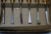 NOS SET OF 6 SORBY CARVING TOOLS