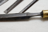 SET OF 4 THOS. IBBOTSON LONG PARING CHISELS