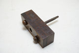 FINE ROSEWOOD OR LIGNUM SCREW BOX WITH TAP