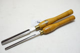 FINE PAIR OF W. MARPLES LATHE TURNING GOUGES