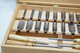 EXCEPTIONAL ADAMS & NELSON CO. PATTERNMAKERS GOUGE SET