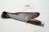 FINE RICH A HERDER SOLINGEN HUNTING KNIFE + SHEATH