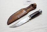 FINE ROBERT KLAAS HUNTING / WOODS KNIFE + ORIG KLAAS SHEATH