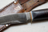 FINE ROBERT KLAAS HUNTING / WOODS KNIFE + ORIG KLAAS SHEATH