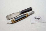FINE ROSEWOOD CARVING / MARKING KNIFE AND PALLET KNIFE