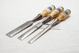 EXCELLENT SET OF 3 E A BERG ESKILSTUNA SWEDISH 1026 CHISELS