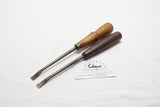 FINE PAIR OF ADDIS & HOWARTH SPOON CARVING GOUGES