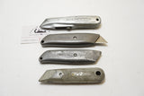 LOT OF 4 UTILITY KNIVES - STANLEY, GENERAL