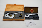 MINT MITUTOYO NO 114-202 V ANVIL MICROMETER - PLUS M220-.5 MIC
