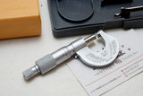 MINT MITUTOYO NO 114-202 V ANVIL MICROMETER - PLUS M220-.5 MIC