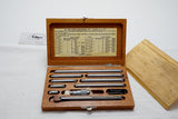 MINT LUFKIN RULE CO. NO. 680B INSIDE MICROMETER SET - RINGS, CYLINDERS, ETC