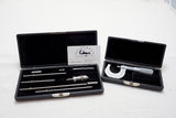 TWO FINE L S STARRETT MICROMETERS IN EARLY BOXES