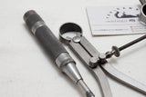 FINE SET OF 4 STARRETT 7" INSIDE & OUTSIDE CALIPERS, DIVIDER, CENTER PUNCH