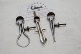 FINE SET OF 3" BROWN & SHARPE CALIPERS AND DIVIDERS PLUS COMPASS