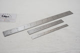 FINE STARRETT 3 PC RULE SET - 12", 6", 6"