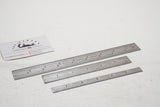 FINE STARRETT 3 PC RULE SET - 9", 6", 6"