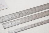 FINE STARRETT 3 PC RULE SET - 9", 6", 6"