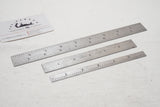 FINE STARRETT 3 PC RULE SET - 9", 6", 6"
