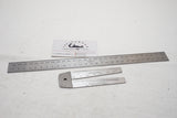 FINE STARRETT 2 PC RULE SET - METRIC 30 CM / 12" PLUS NO 227 WIRE GAUGE