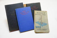 LOT OF 4 MACHINIST HANDBOOKS - MORSE TWIST DRILL, C. SAUNDERS & MORE