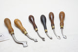 LOT OF 6 DIXON LEATHERWORKER'S CREASERS