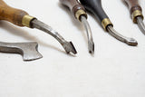 LOT OF 6 DIXON LEATHERWORKER'S CREASERS