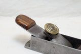 VERY RARE CHARLES TOLLNER NY STEEL & ROSEWOOD ADJUSTABLE MITER PLANE
