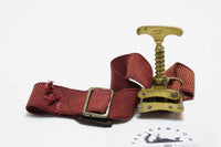 SUPERB 19th C SIGNED SURGEON'S TOURNIQUET STRAP CLAMP