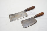 PAIR OF KITCHEN CLEAVERS - HENRY BOKER 7" & ONTARIO KNIFE CO OHIO 5 1/2"