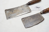 PAIR OF KITCHEN CLEAVERS - HENRY BOKER 7" & ONTARIO KNIFE CO OHIO 5 1/2"
