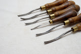 SET OF 6 DIXON EDGER / BEVELER - LEATHER WORKING TOOLS