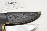 RARE WILLIAM 'BILL' SCAGEL HUNTER KNIFE WITH ORIGINAL SCAGEL SHEATH
