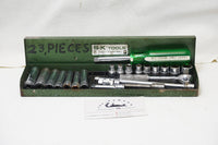 SK TOOLS 21 PIECE 1/4" DRIVE SOCKET SET - 1960-70s?