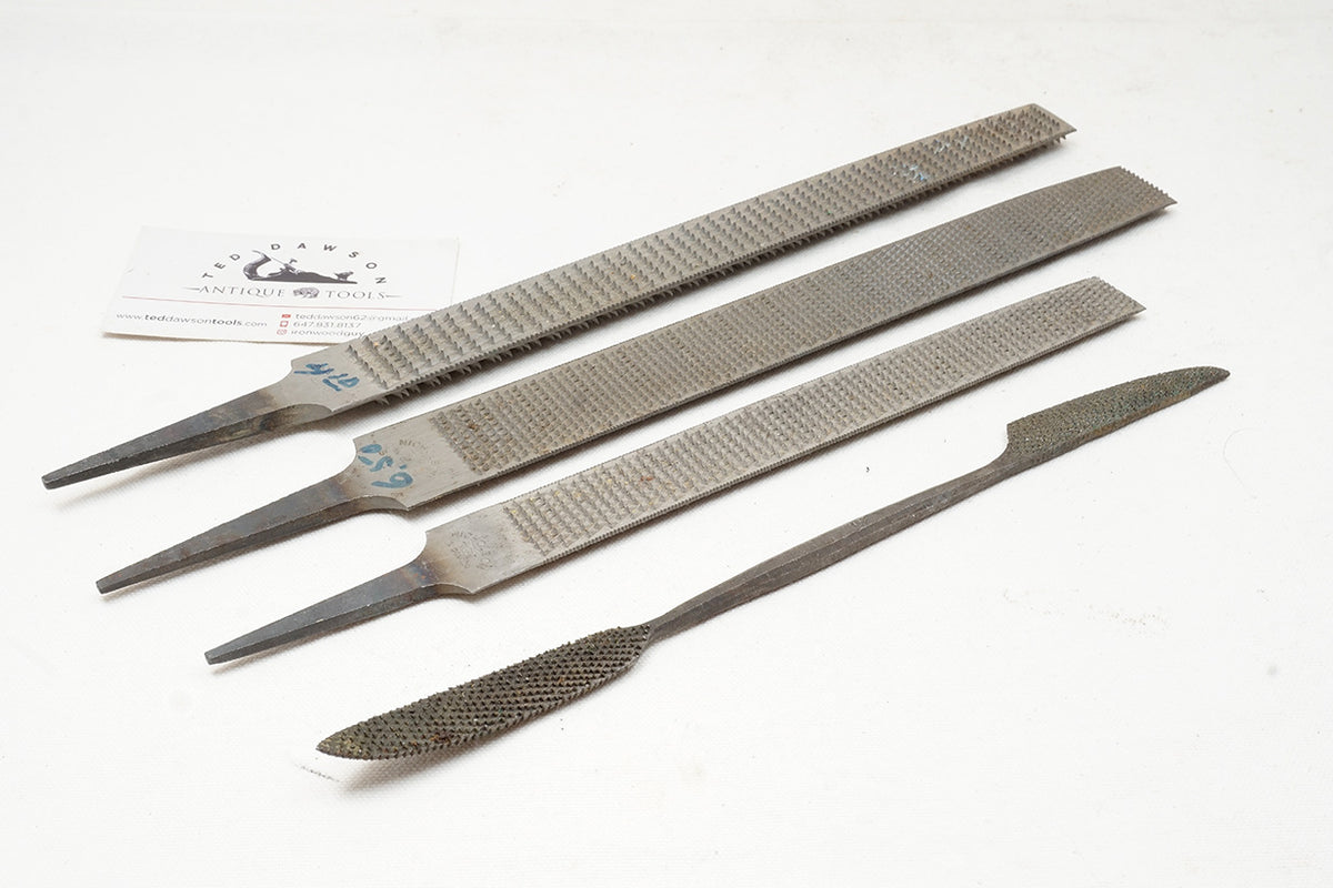 NOS LOT OF NICHOLSON BLACK DIAMOND RASPS - 10