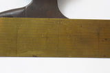 FINE CA 1788 BRASS DIAGONAL SCALE RULE - PIERRE GOURDIN?