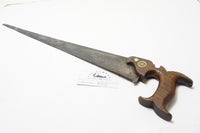 UNCOMMON DISSTON NO. 7 CAST STEEL TABLE / PRUNING SAW - 7 TPI, 18" BLADE