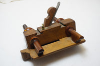 RARE MULTIFORM MOULDING PLANE CO. PLOW PLANE - BOXWOOD ARMS AND NUTS