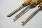 DEAD MINT SET OF 3 ASSORTED ROBERT SORBY CHISELS