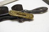 LOT OF 3 STANLEY TOOLS - SPOKESHAVE, SQUARE & LEVEL