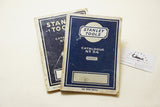 PAIR OF STANLEY NO. 34 TOOL CATALOGS - JUL 1936 & AUG 1941