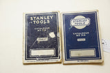 PAIR OF STANLEY NO. 34 TOOL CATALOGS - JUL 1936 & AUG 1941