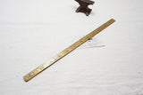 MINT UNUSED LUFKIN NO. 1085 BRASS RULER