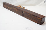 SPECTACULAR LIGNUM VITAE RAZEE 22" JOINTER PLANE