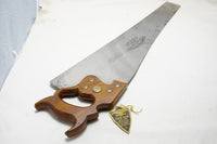 RARE NOS T F SHURLY 'ARROWHEAD' CROSSCUT SAW WITH ORIGINAL HANG TAG