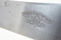 RARE NOS T F SHURLY 'ARROWHEAD' CROSSCUT SAW WITH ORIGINAL HANG TAG