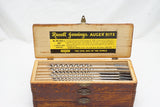 FINE SET OF 13 RUSSELL JENNINGS AUGER BITS IOB