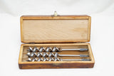 FINE SET OF 13 RUSSELL JENNINGS AUGER BITS IOB