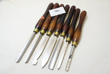 IMMACULATE SET OF 7 LARGE HENRY TAYLOR DIAMIC LATHE TOOLS